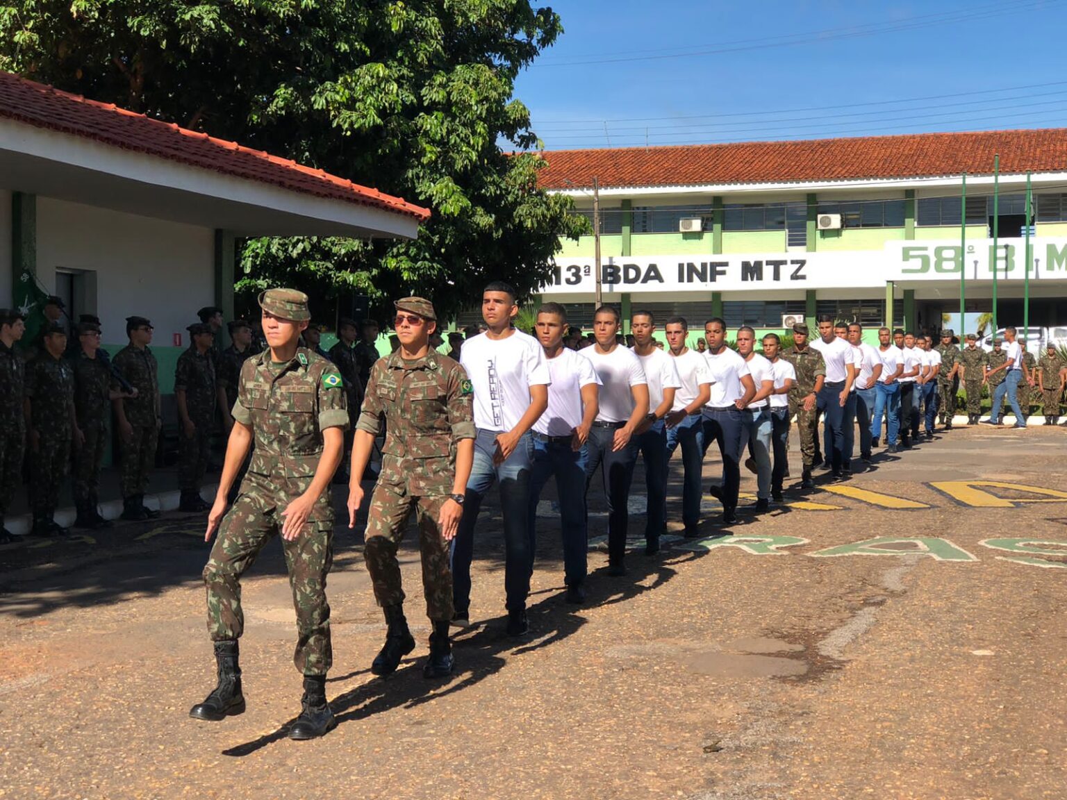 58º Batalhão de Infantaria Motorizado realiza formatura da Primeira