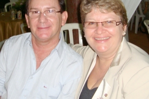 Casal amigo, Professora Beloni e Eng. Humberto Ceretta