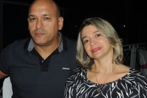 Cel Gilvan Augusto de Farias Júnior e sua esposa, Tânia Claudett Schupp