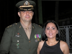 Casal amigo Janice Oliveira Primo e Cel Marcelo Zanon Harnisch