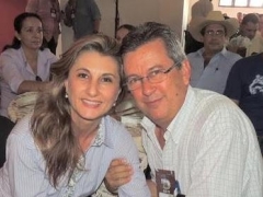 Empresário rural Eduardo Baroni e Lonia Centofante