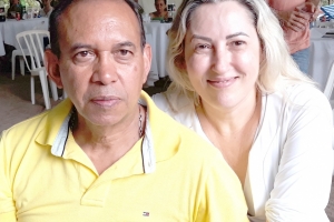 Valdeci Mendes de Carvalho e Sua esposa, a Defensora Pública Dra. Lindalva de Fátima Ramos