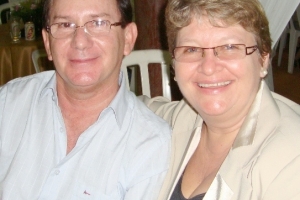 Engenheiro Civil Humberto Ceretta e Professora Beloni Ceretta