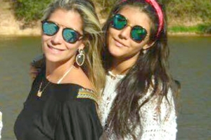Ingrid Guerra Jacarandá e sua filha Júlia Guerra Jacarandá