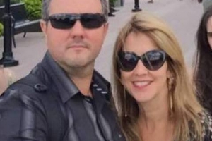 Dr. Edmar Rodrigues de Souza Júnior e sua esposa Márcia Helena Leonel