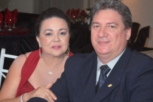 João Manoel Gehn e sua esposa, Professora Maria Lucilene Gehn