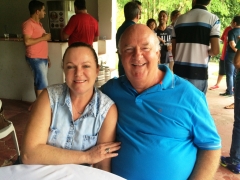 Engenheiro Gelso Rheinheimer (Grupo Cerenge) e Silvana Josete