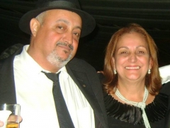 Professora Aldira de Oliveira e Davi