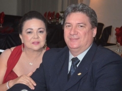 Professora Maria Lucilene e seu esposo, empresário João Manoel Gehn (Gráfica Multicor)