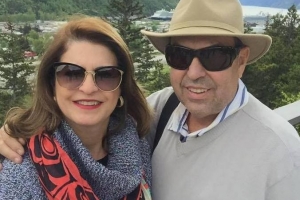 Empresário José Lúcio Vieira Dias e sua esposa Rachel Magalhães Dias