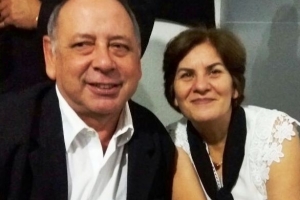 Geraldo da Rosa Galvão e sua esposa Gisele Balaiardi