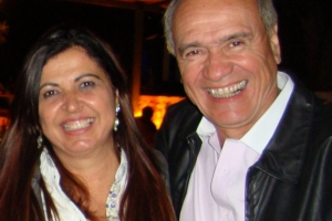 Cel PM aposentado Wanderlei Alves e sua esposa Cenira Seravale Alves