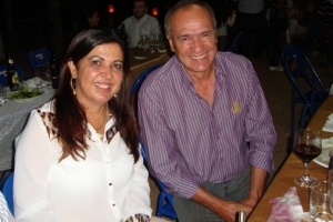 Wanderlei Alves e sua esposa Cenira Seravale Alves