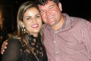 Isabella Mendonça e ex-prefeito Leonardo Farias