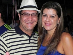 Vereador Cleber Fabiano Ferreira e sua esposa, Veterinária, Karinna Ferreira