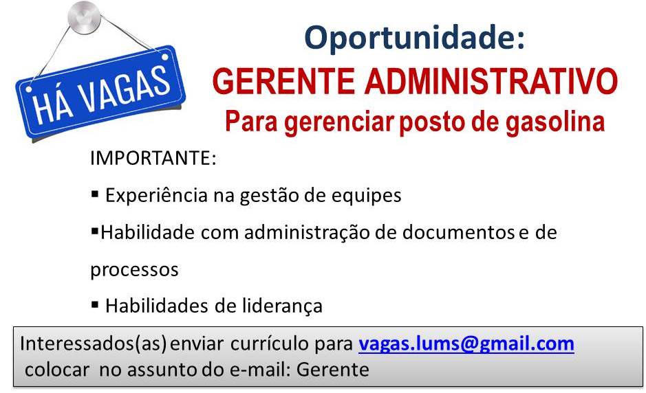 modelo anúncio JORNAL_gerente - A Gazeta do Vale do Araguaia