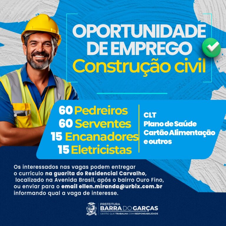 Residencial Carvalho: ServMix divulga outras 150 vagas de trabalho no ...