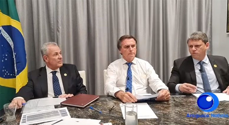 Ministro Tarcísio durante live do Bolsonaro confirma a conclusão do contorno viário de Barra do Garças e Aragarças VEJA VÍDEO